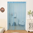 thumbnail image 1 of Beaded Tassel Curtain, Flat Silver Thread Partition Door Window Curtain, Elegant Polyester Room Divider With Shimmering Design for Bedrooms Entryways Living Rooms Party Decoration, 1 of 6