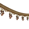 thumbnail image 1 of Beaded Trim Fringe Trimming Lace Curtain Tessel Sewing Ribbon Decorative Trim for Lampshades 6yards, 1 of 3