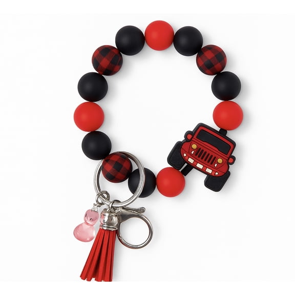 Beaded Wristlet Key Chain