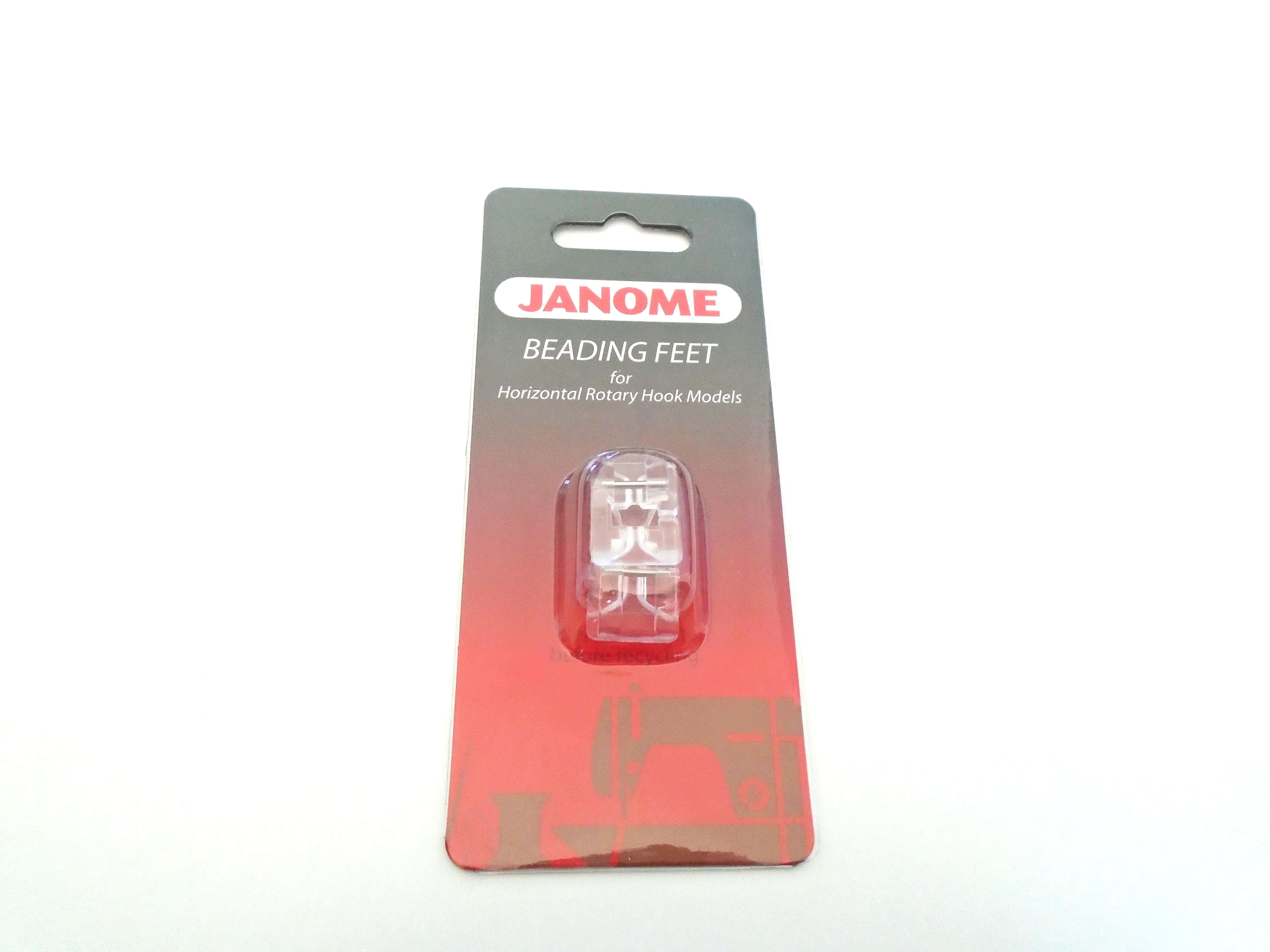 Beading Feet Foot Set (Narrow and Wide Groove) 200321006 For Janome