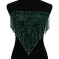 thumbnail image 1 of Beading Fringe Tassel Patches Satin Rose Applique Epaulets Shoulder Board Applique Collar Sew on Wedding Dress Decorative 1 piece, 1 of 5