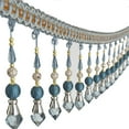 thumbnail image 1 of Beading Fringe Trimming Long Beads Tassel Curtain Trim Ribbon Trim for Cover Decorative 3yards, 1 of 4