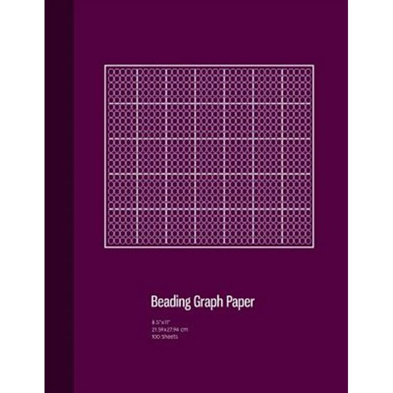 Beading Graph Paper: Peyote Stitch Graph Paper, Seed Beading Grid