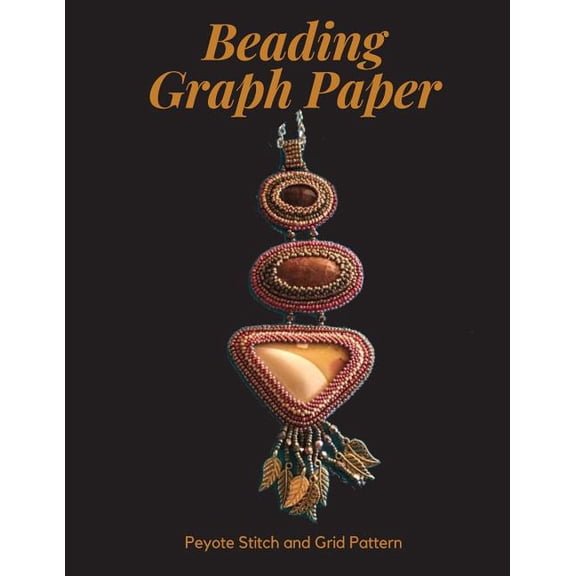 Beading Graph Paper - Peyote Stitch and Grid Pattern: 8.5 x 11" Graph Paper for Beading Patterns / Beading Grid Paper / Seed Beading Graph Paper / Delica Beading Graph Paper / Peyote Stitch Beading Gr