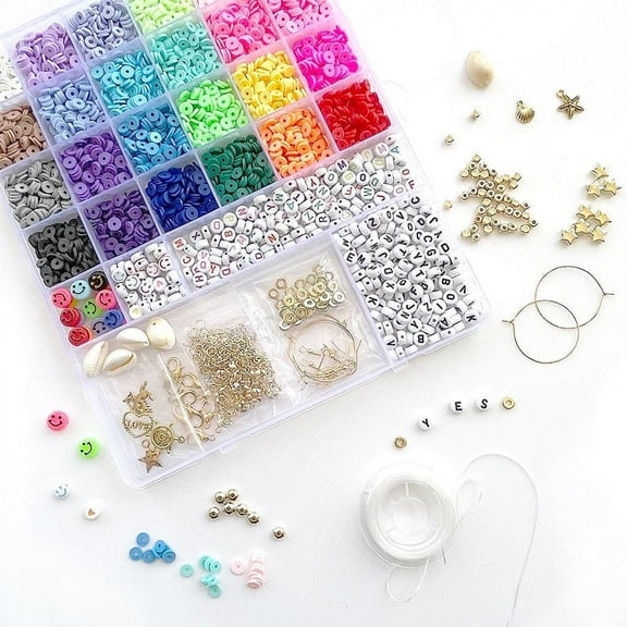 Beading Kit From Jewelry Made by Me with Heishi Beads, Alphabet Beads, Jewelry Findings and More!