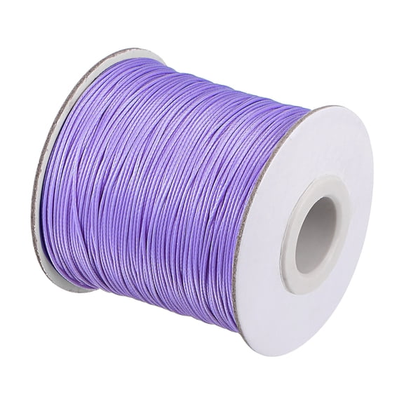 Beading Thread Bracelet Weave Bead Craft Cord 0.5mm 159M/Roll (173-Yards) Decorative String, Light Purple
