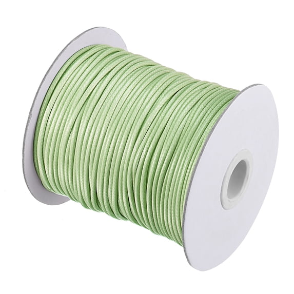 Beading Thread Bracelet Weave Bead Craft Cord 2mm 78M/Roll (85-Yards) Decorative String, Light Green