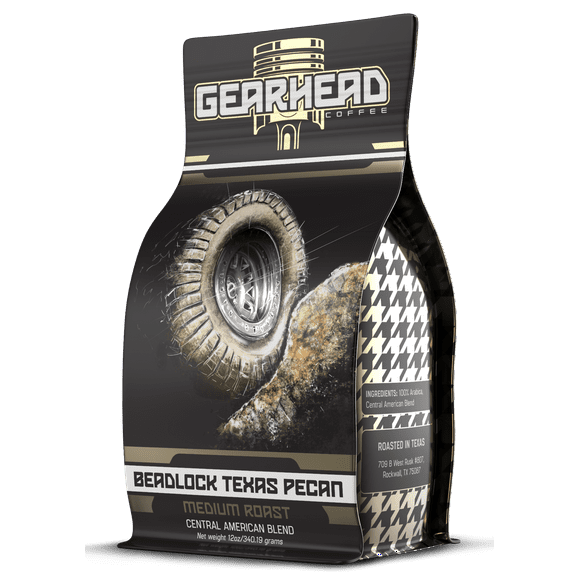 Beadlock Texas Pecan Medium Roast Ground Coffee 12oz Bag