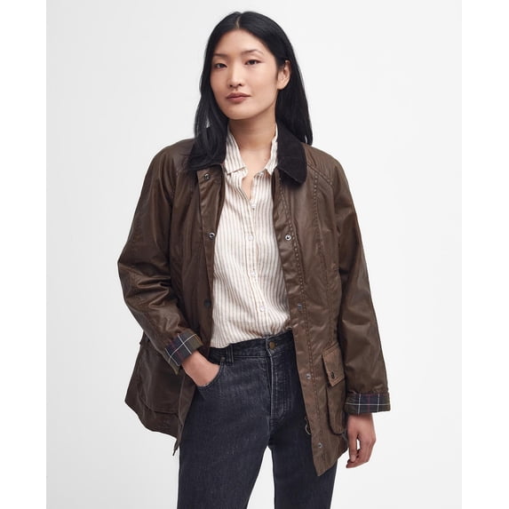 Barbour Beadnell Wax Jacket - Bark