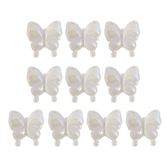 Beads 10PCS Halloween Color Butterfly Scattered Beads Acrylic Phone Beading