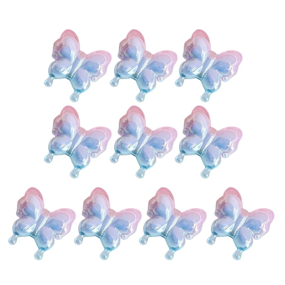 Beads 10PCS Halloween Gradient Color Butterfly Scattered Beads Acrylic Phone Beading