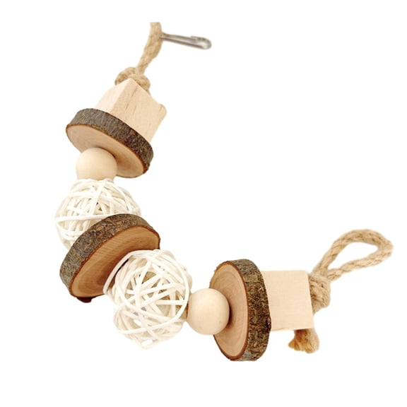 Beads&Ball Bird Beaks Grinding Toy Promotes Beaks Health and Long Periods Entertainment Suitable for Bird Training