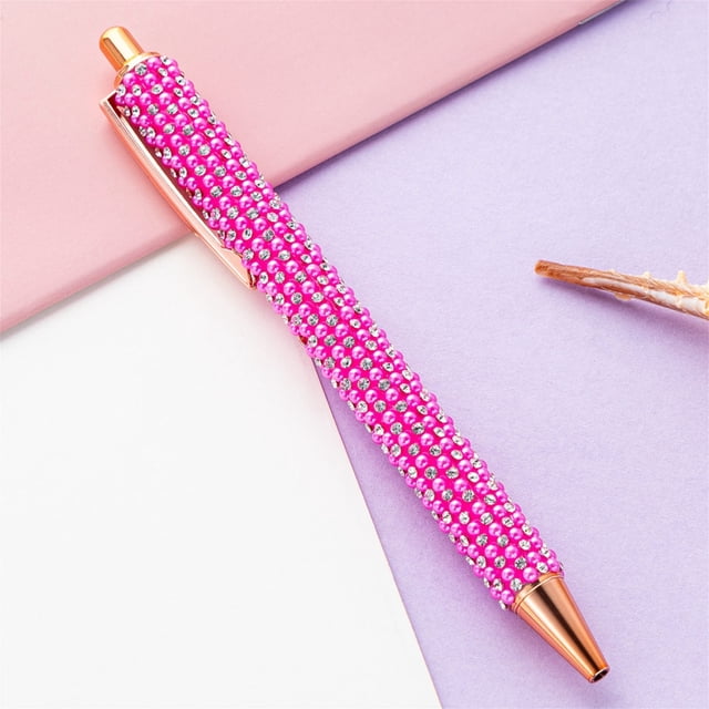 Beads Ballpoint Pen Retractable Ballpoint Pen Pen to Write Guest Sign ...