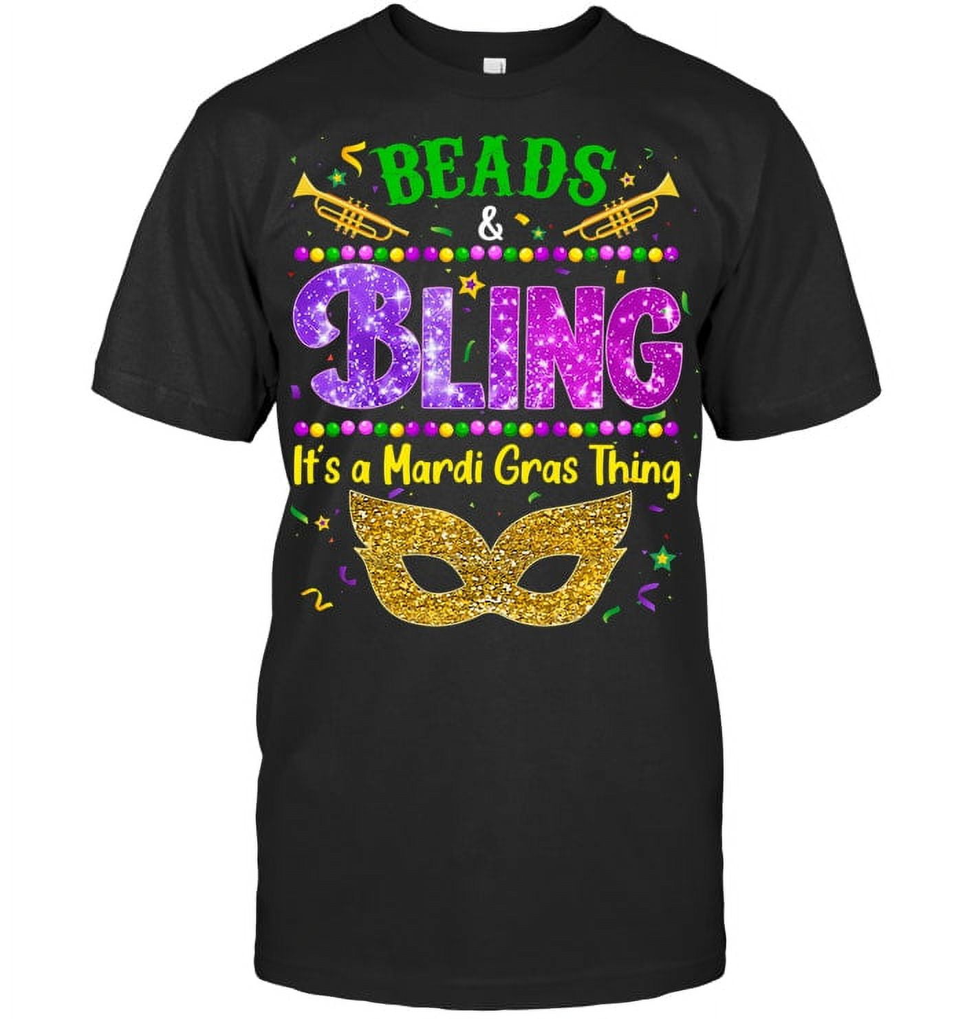 mardi gras beads and bling