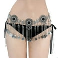 thumbnail image 1 of Beads Flower Coins Long Tassel Waist Belly Chains Vintage Dance Belts Gypsy Body Jewelry, 1 of 7