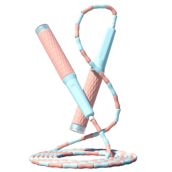 Beads Jumping Rope, Adjusted Segmented Fitness Skipping Rope for Women Man