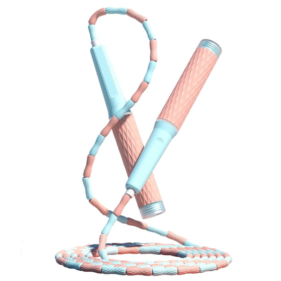 Beads Skipping Rope, Fitness Jumping Rope for Women Man Tangles Frees Segmented