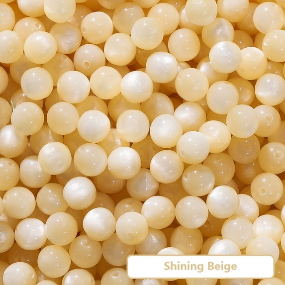 Beads for Bracelets Making 8Mm Resin Beads Multicolor for Diy Jewelry Crafting and Beads for Keychain Making