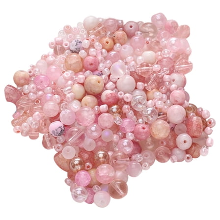 Beads for Jewelry Craft Kit DIY Supplies with Smooth Polished Glass for Adults Creative Hobbyists Making Rings