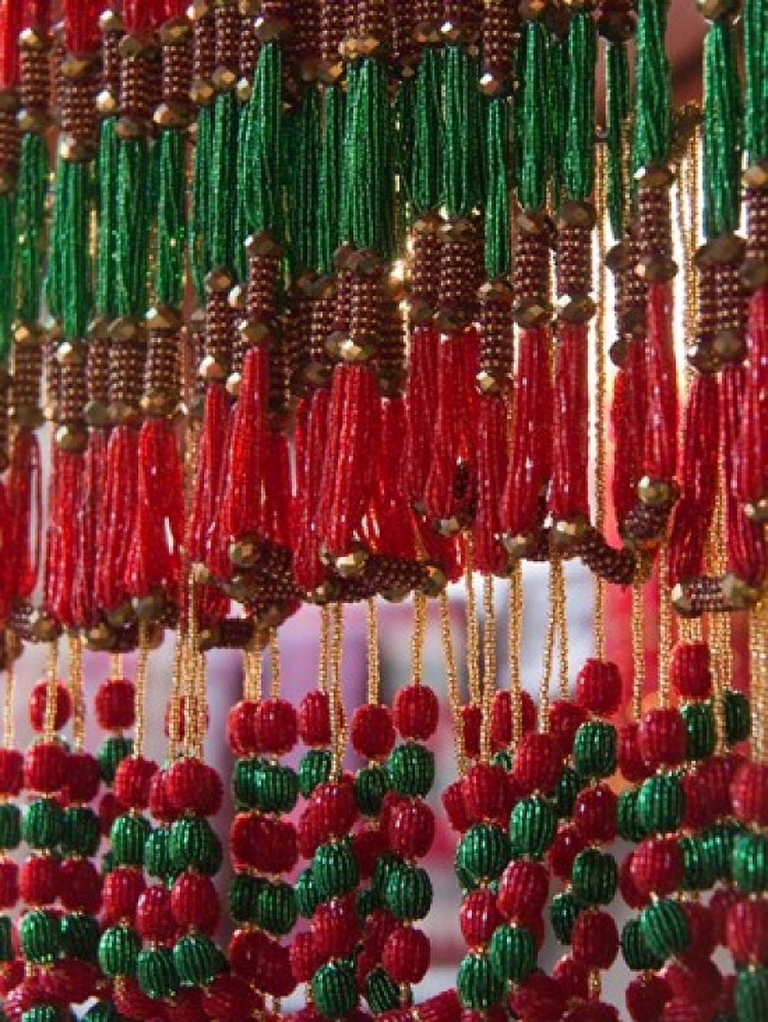 Beads hang in a store in Kathmandu Nepal Canvas Art - David H Wells DanitaDelimont (16 x 22)