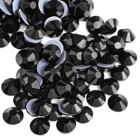 Beadsland 1440pcs Hotfix Rhinestones for Crafts Black, SS16, 3.8-4.0mm