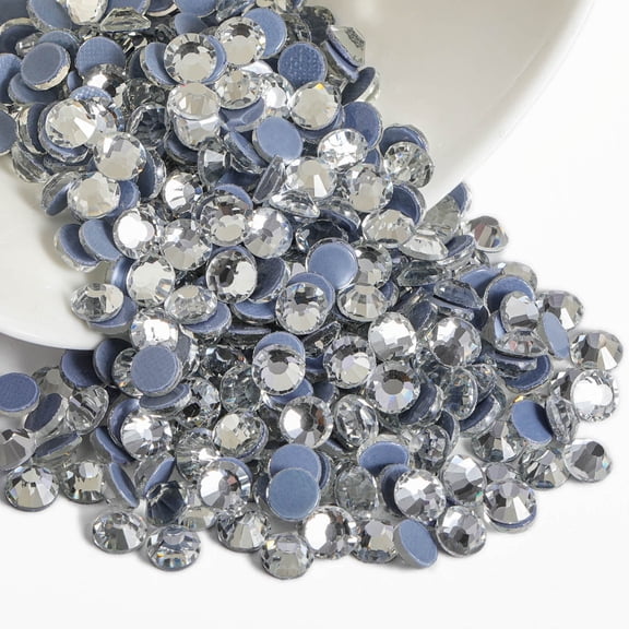 Beadsland 1440pcs Hotfix Rhinestones for Crafts Clear, SS20, 4.6-4.8mm
