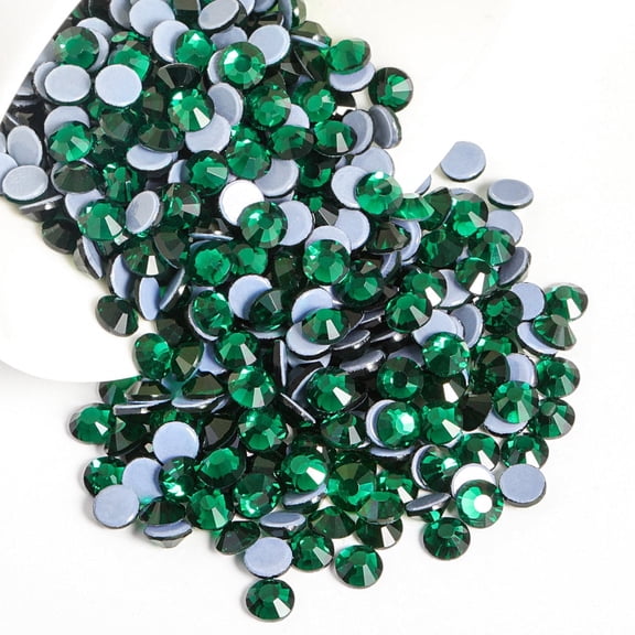 Beadsland 1440pcs Hotfix Rhinestones for Crafts Emerald, SS20, 4.6-4.8mm
