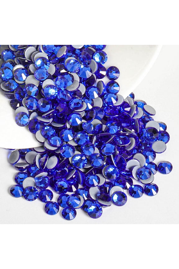 2880pcs Hotfix Rhinestones for Crafts Sapphire, SS10, 2.7-2.9mm