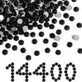 thumbnail image 1 of Beadsland Flatback Rhinestones Bulk,14400pcs, Black, SS16, 3.8-4.0mm, 1 of 5