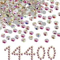 thumbnail image 1 of Beadsland Flatback Rhinestones Bulk,14400pcs, Crystal AB, SS10, 2.7-2.9mm, 1 of 7