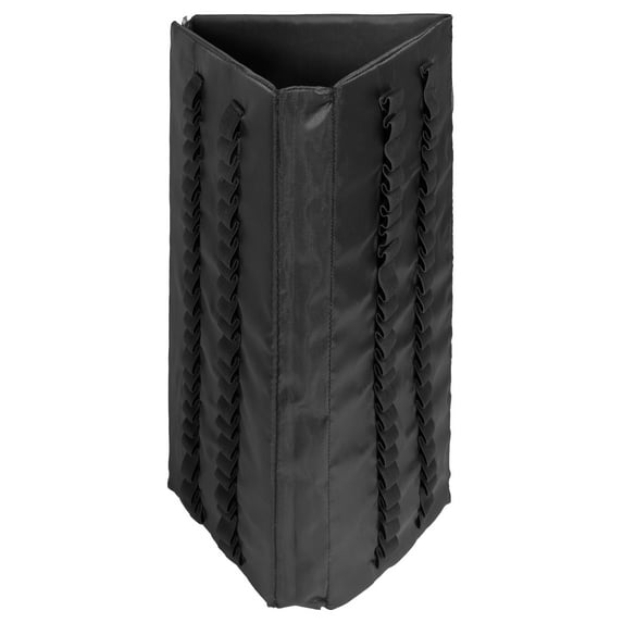 The Beadsmith Bead Tube Tower - Storage Unit for Large & Small Bead Tubes, 8 x 16 Inches, Folds Easily for Storage, Portable, Includes Clear Zippered Pouch w/ Handle