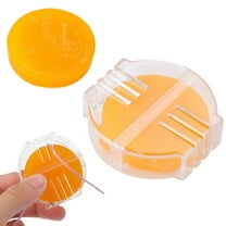 The Beadsmith Beeswax Blister Pack – 100% Pure Beeswax – Slot for Easy Coating – Strengthens and Conditions Thread – Reduces Tangling and Knotting （1PC）