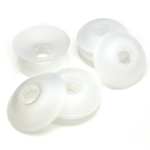 The Beadsmith Bob-EEZ Cord Management No-Tangle Thread Bobbins 2-1/2, Bag of 8 pieces Storage Organization Jewelry Tools for Kumihimo Braiding and Macrame Designs, Clear