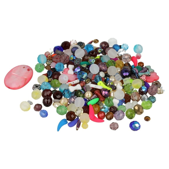 The Beadsmith Box of Beads Glass Beads Assortment in Varying Shapes, Colors, and Sizes, 5 Pounds
