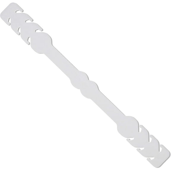 The Beadsmith Fablastic Mask Mate Adjustable Extenders, 7.5 inches, White Color, 2 Pack, Make Your Mask More Comfortable, Extension Hook for Extending Masks, Extender Strap