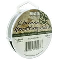 thumbnail image 1 of The Beadsmith Knot-it Nylon Cord - Chinese Knotting Cord, Black Color, 1.5 mm Diameter, 5-Meter Spool, 1 of 6