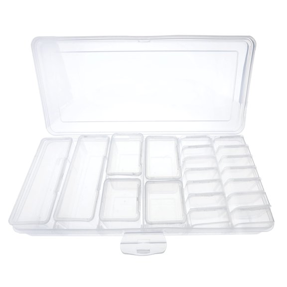 The Beadsmith Keeper Flips Storage OrganizerPersonality CaseMulti-Size Flip Top Boxes & OrganizerTranslucent PlasticStore Beads, Pearls, Crystals, Threads, Needles & Jewelry Making Supplies