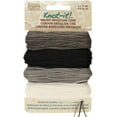 thumbnail image 1 of The Beadsmith Knot It Waxed Polyester Cord – Day and Night – 0.7mm Diameter – 4 Cords, 15 Yards Each – Make Jewelry, Macrame, Friendship Bracelets and DIY Crafts, 1 of 7