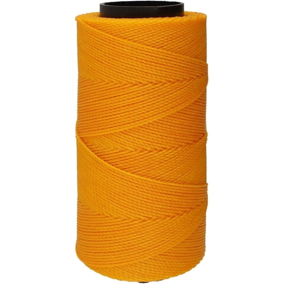 The Beadsmith Knot It Waxed Polyester Cord – Golden Yellow Color – 0.7mm Diameter – Light Wax, 144 Meters (472 Feet) Per Spool – Make Jewelry, Macrame, Friendship Bracelets and DIY Crafts