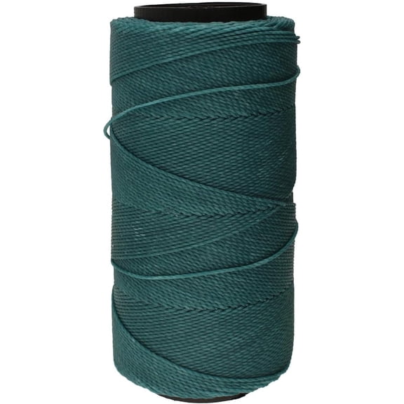 The Beadsmith Knot It Waxed Polyester Cord – Sea Green Color – 0.7mm Diameter – Light Wax, 144 Meters (472 Feet) Per Spool – Make Jewelry, Macrame, Friendship Bracelets and DIY Crafts