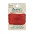 thumbnail image 1 of The Beadsmith Waxed Brazilian Cord – Terracotta, 0.7 mm Diameter, Light Wax, 15 Yards (13.7 m), 1 of 8