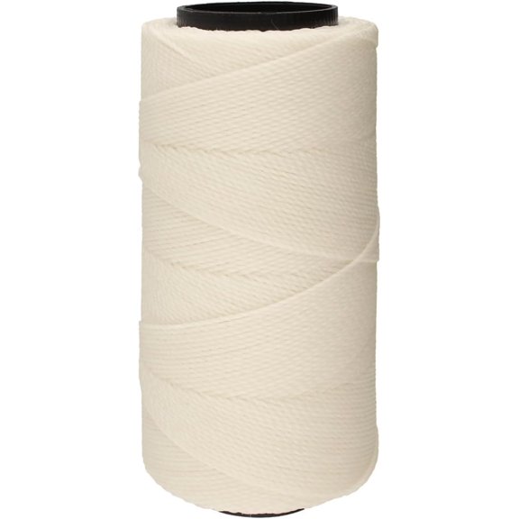 The Beadsmith Knot It Waxed Polyester Cord – White Color – 0.7mm Diameter – Light Wax, 144 Meters (472 Feet) Per Spool – Make Jewelry, Macrame, Friendship Bracelets and DIY Crafts