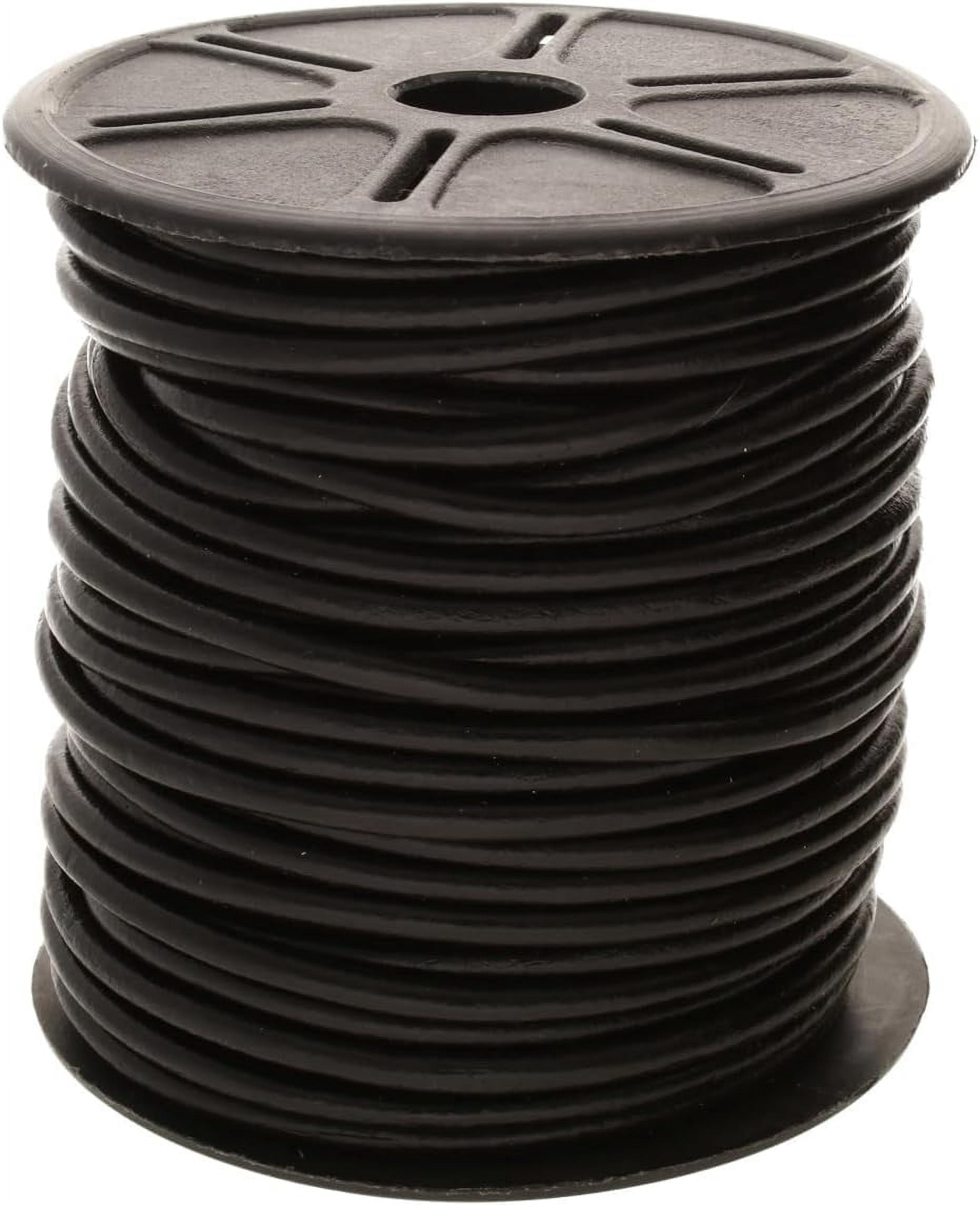 The Beadsmith Leather Cord – Black – 3mm Spool – 25 Yards/22.86 Meters – Indian Leather Thong Ideal for Braiding, Beading, Necklaces, Fine Lacing, Hair Accessories & DIY Jewelry Making