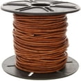 thumbnail image 1 of The Beadsmith Leather Cord – Dyed Antique Light Brown – 1.5mm Spool – 25 Yards/22.86 Meters – Leather Thong Ideal for Braiding, Beading, Necklaces, Fine Lacing, Hair Accessories, 1 of 8