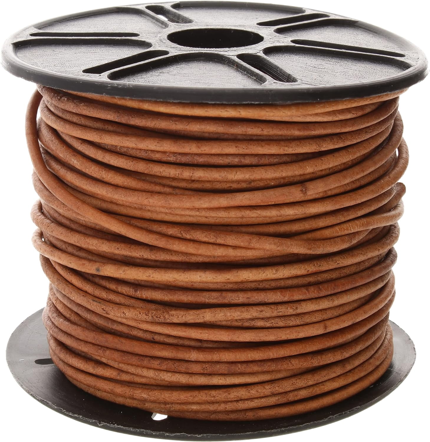 The Beadsmith Leather Cord – Dyed Antique Natural – 2mm Spool – 25 ...