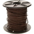 thumbnail image 1 of The Beadsmith Leather Cord – Dyed Antique Red Brown – .5mm Spool – 25 Yards/22.86 Meters – Indian Leather Thong Ideal for Braiding, Beading, Necklaces, Fine Lacing, Hair Accessories, 1 of 8