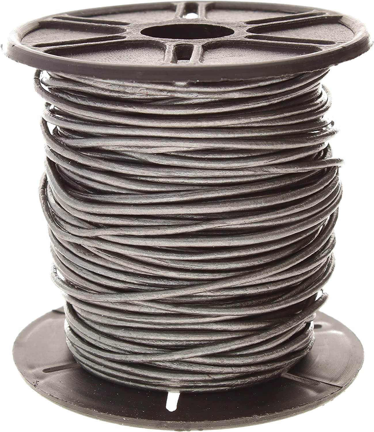 The Beadsmith Leather Cord – Metallic Grey – 1mm Spool – 25 Yards/22.86 ...
