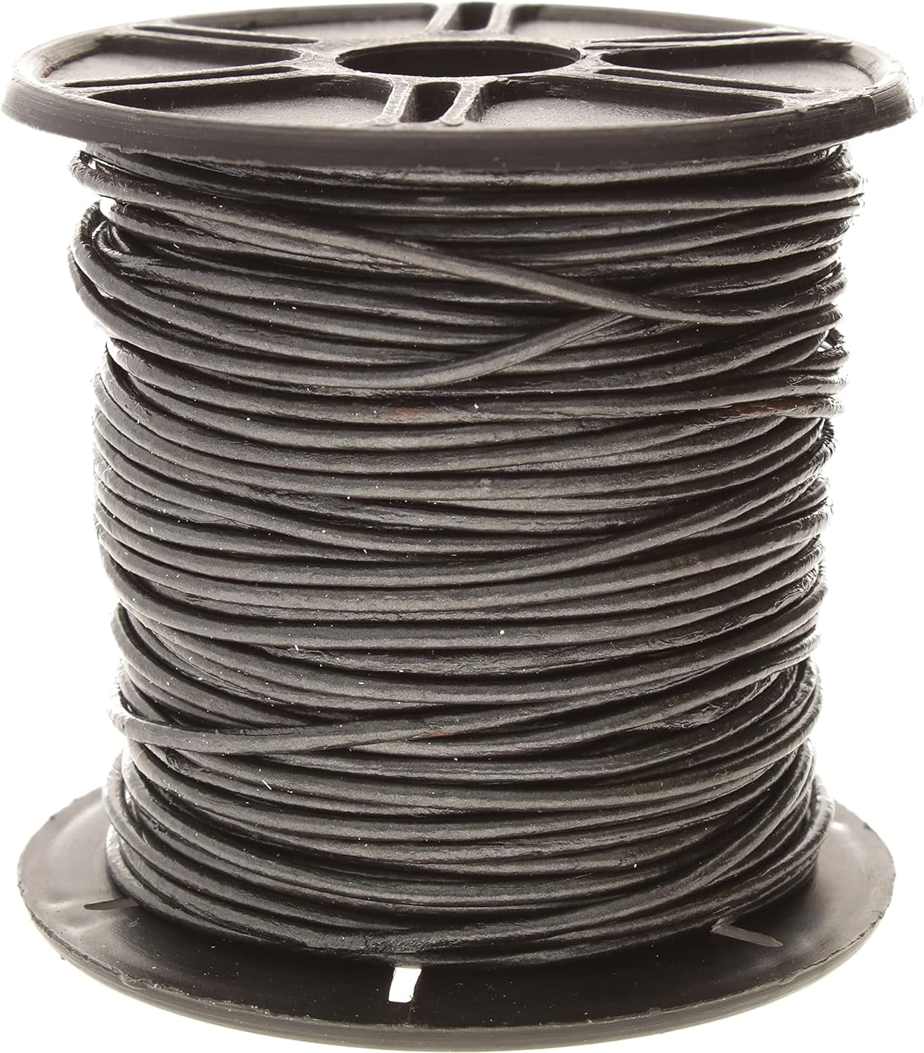 The Beadsmith Leather Cord – Metallic Gunmetal – 1mm Spool – 25 Yards ...