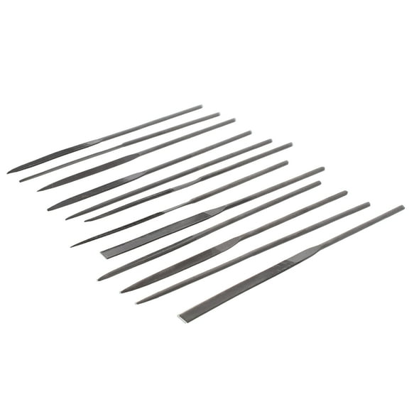 The Beadsmith Mini Needle Files Metal Hand Files, 10MM, 2 Cut, Made of Steel 12 Piece Set Includes: Round, Triangle, Knife File, Oval, Flat Blunt, Flat Tapered, Half-Round, and Square Files