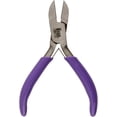 thumbnail image 1 of The Beadsmith Mini Series Side Cutter Tool - Accurately Cut Wire & Metal – 3-Inches, Purple Comfort Grip Handle, Single Leaf Spring, Polished Steel Head – Tools for Jewelry Making, 1 of 7